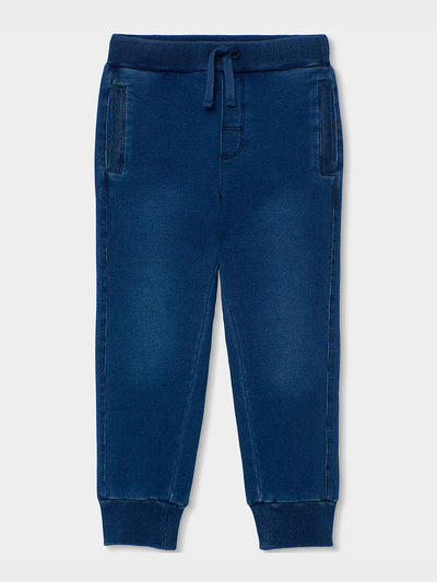 PANTALÓN JOGGER VAQUERO DENIM AZUL NIÑO