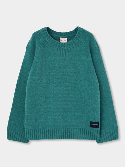 JERSEY DE MANGA LARGA VERDE NIÑO