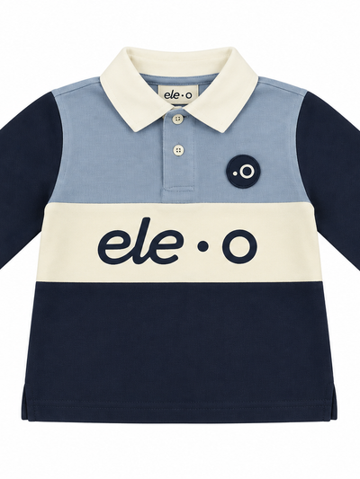 POLO DE RAYAS CELESTE, BLANCO Y MARINO ELEO