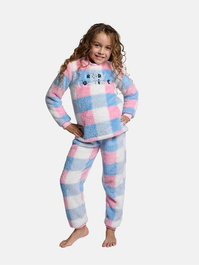 PIJAMA DE MANGA LARGA CUADROS