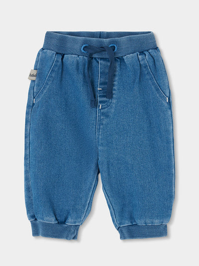 PANTALÓN DE PUNTO PARA BEBÉ VAQUERO