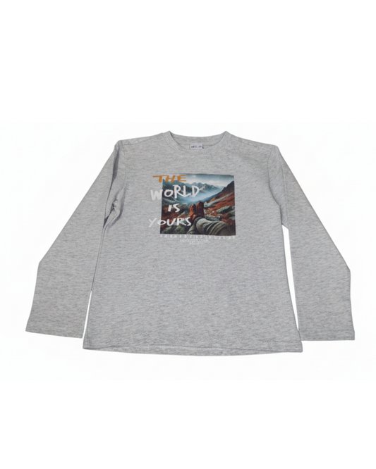 CAMISETA THE WORLD IS YOURS