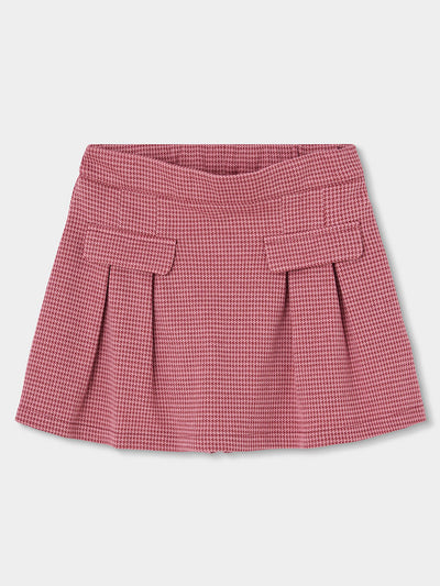 FALDA SHORT DE PUNTO PARA NIÑA