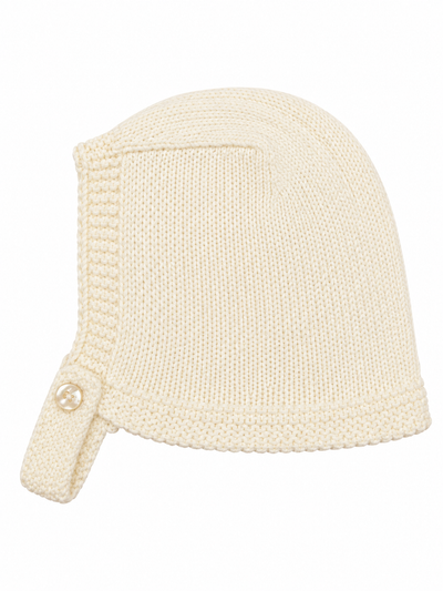 GORRO DE PUNTO PARA BEBÉ CRUDO