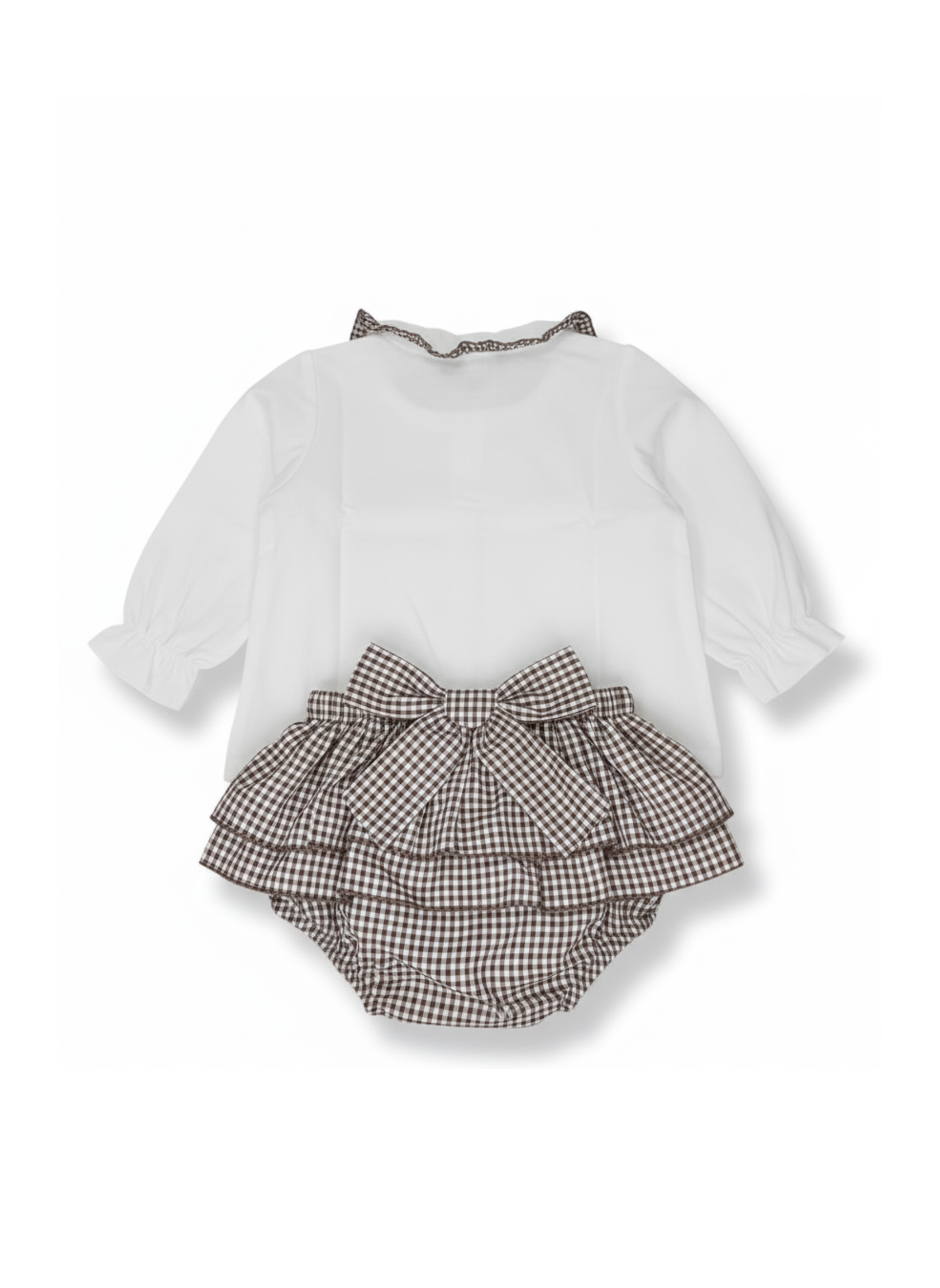 CONJUNTO BLUSA DE CUADROS VICHY CLÁSICOS