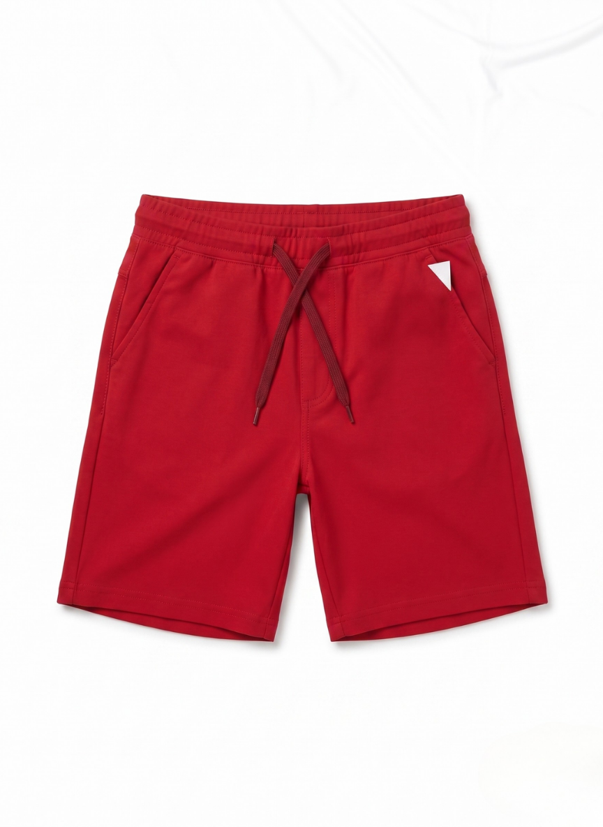 PANTALÓN CORTO DEPORTIVO ROJO NIÑO