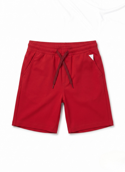 PANTALÓN CORTO DEPORTIVO ROJO NIÑO
