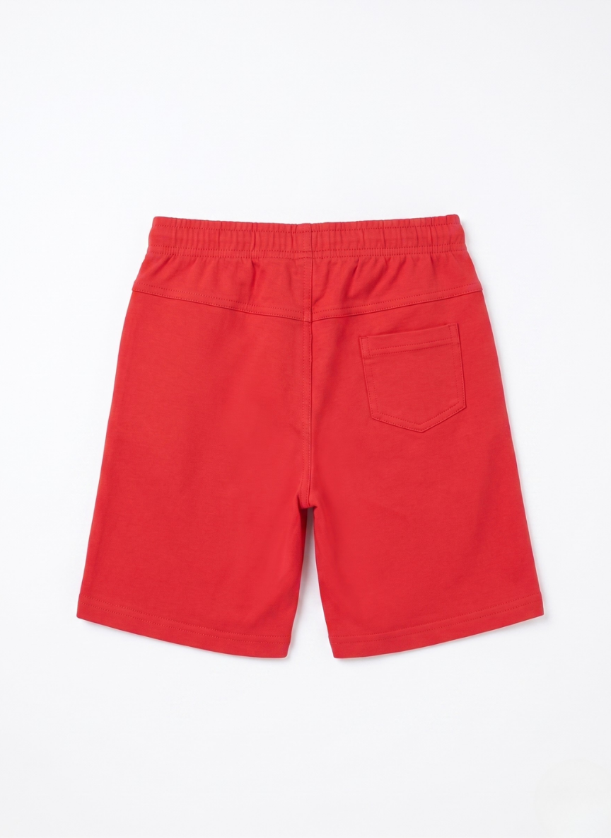 PANTALÓN CORTO DEPORTIVO ROJO NIÑO