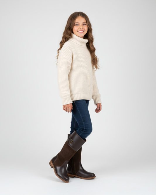 BOTINES PIEL AFELPADO