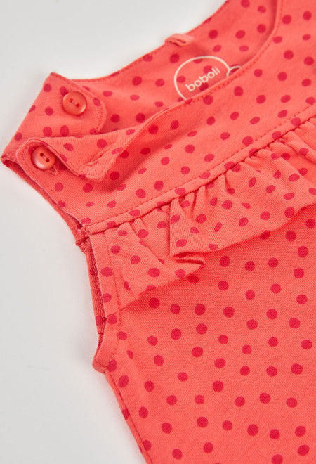 PELELE DE PUNTO CON ESTAMPADO DE TOPITOS