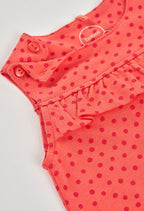 PELELE DE PUNTO CON ESTAMPADO DE TOPITOS