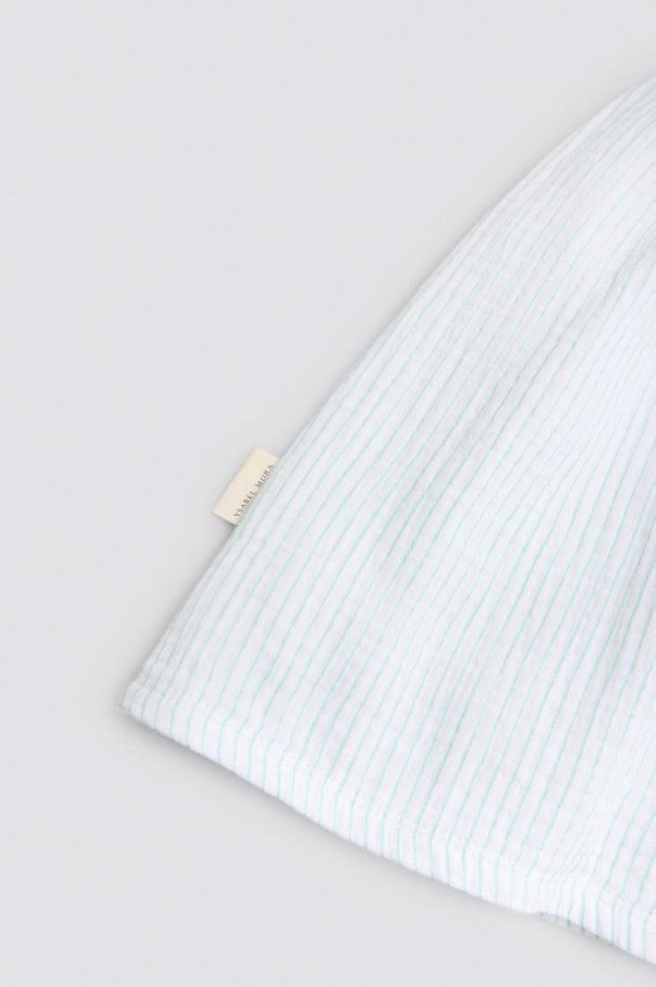 VESTIDO DE BEBÉ DE TIRANTES BLANCO