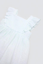 VESTIDO DE BEBÉ DE TIRANTES BLANCO