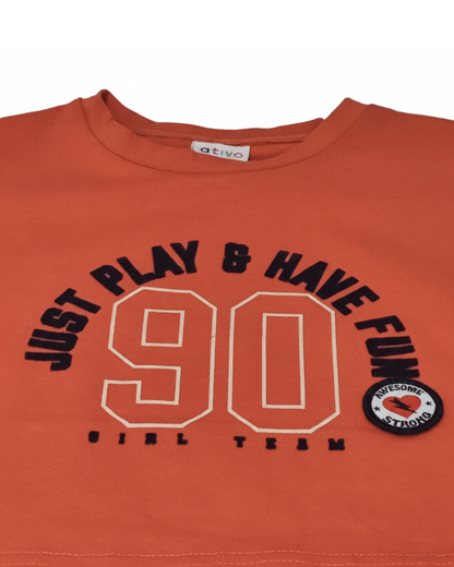 CAMISETA MANGA LARGA 90 NIÑA