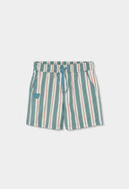 BERMUDAS GABARDINA LISTADAS MULTICOLOR