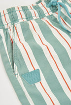 BERMUDAS GABARDINA LISTADAS MULTICOLOR