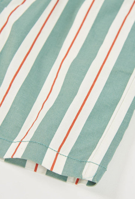 BERMUDAS GABARDINA LISTADAS MULTICOLOR