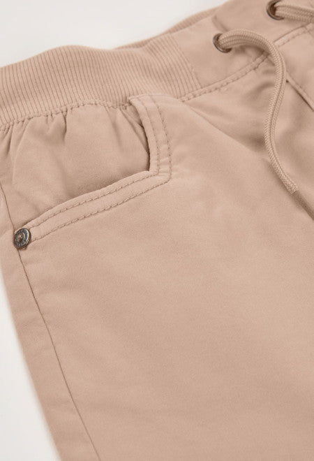 BERMUDAS GABARDINA BEIGE