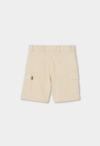 BERMUDAS DE FELPA BEIGE