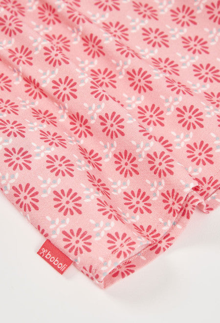 BLUSA DE POPELIN CON ESTAMPADO GEOMÉTRICO