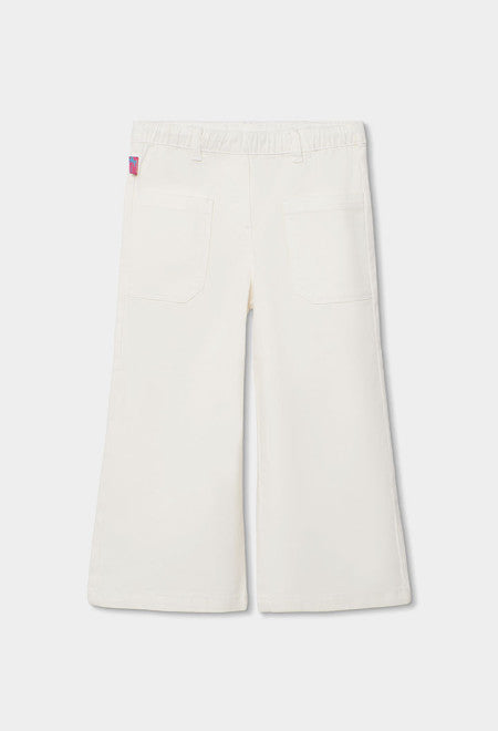 PANTALÓN SARGA ELÁSTICO BLANCO