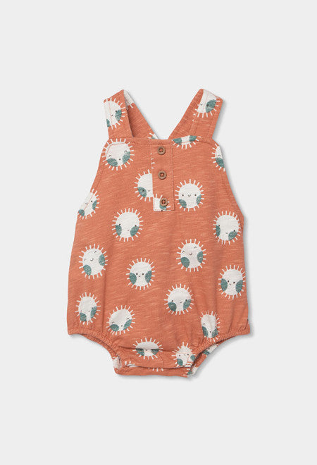 PELELE DE PUNTO CORTO CON ESTAMPADO DE SOLES