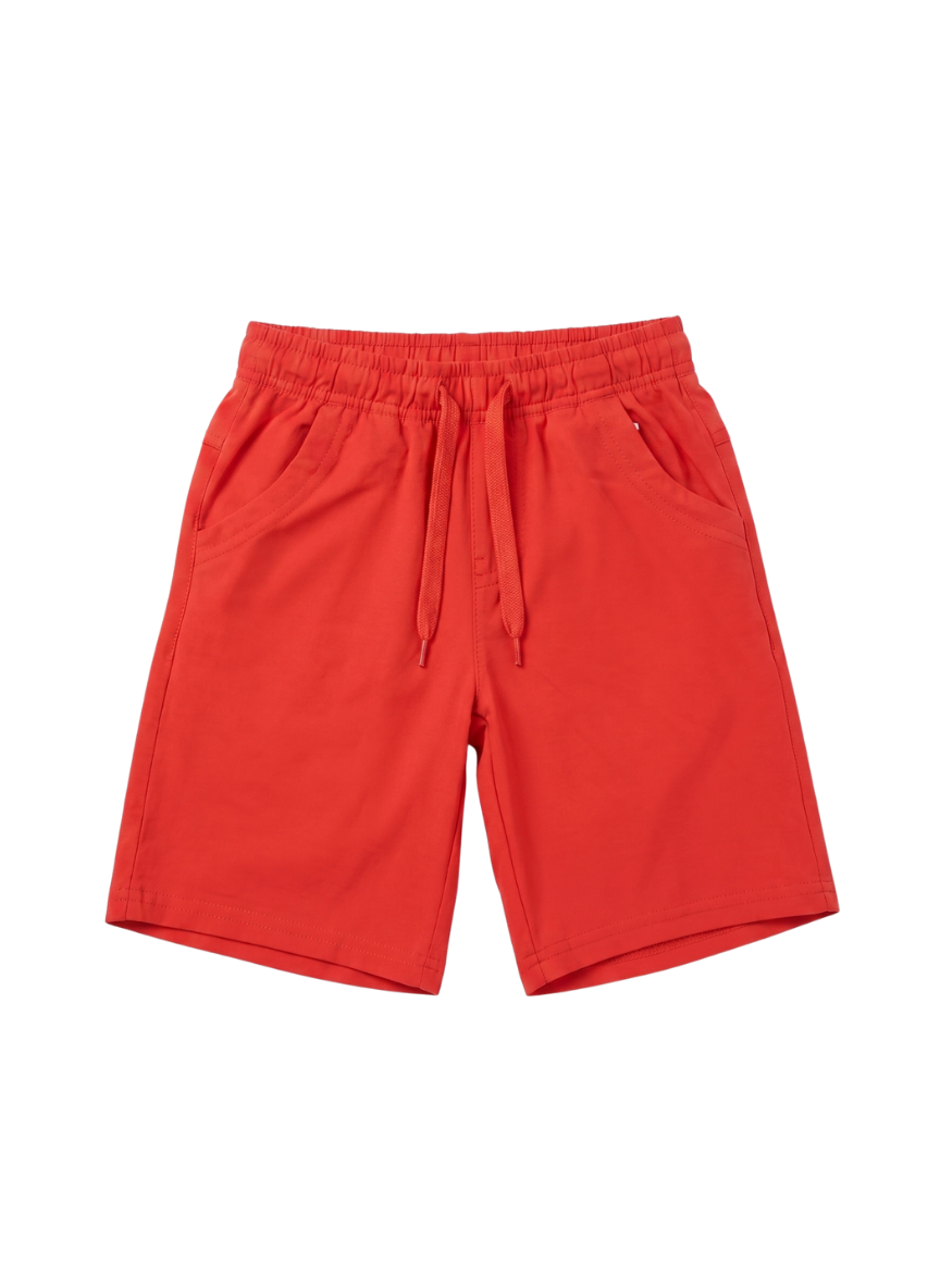 PANTALÓN CORTO DEPORTIVO NARANJA NIÑO