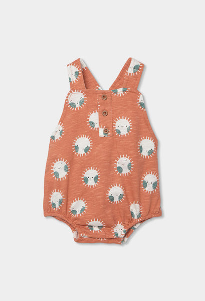 PELELE DE PUNTO CORTO CON ESTAMPADO DE SOLES