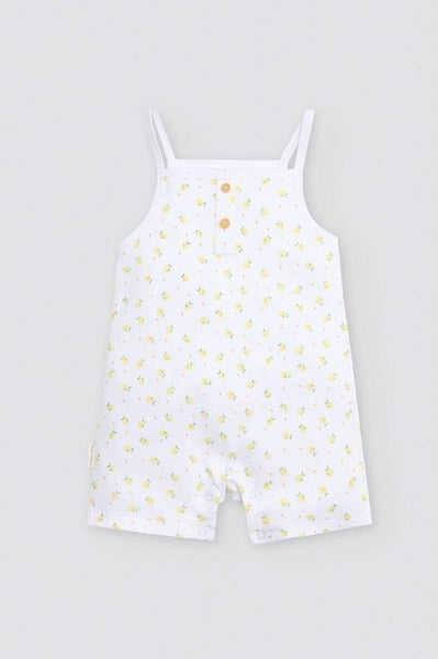PETO SIN MANGAS DE BEBÉ BLANCO CON ESTAMPADO DE LIMONES