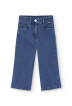 PANTALÓN DENIM ELÁSTICO AZUL BLEACH