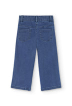 PANTALÓN DENIM ELÁSTICO AZUL BLEACH