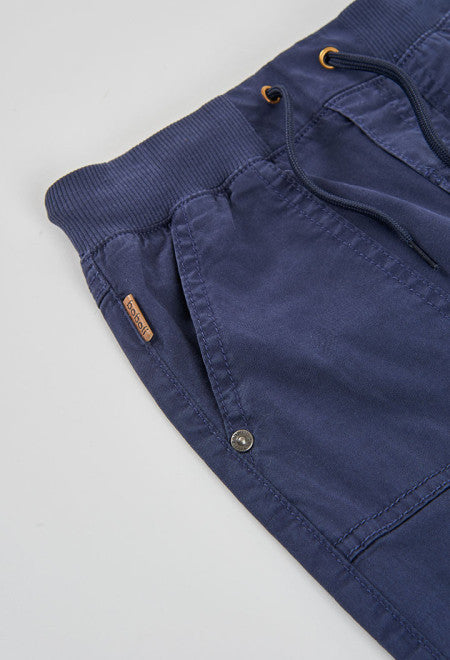PANTALÓN GABARDINA EN AZUL MARINO