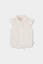 CAMISA LISTADA EN BLANCO