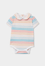 CONJUNTO DE PUNTO COMBINADO DE BEBÉ CON ELEFANTES