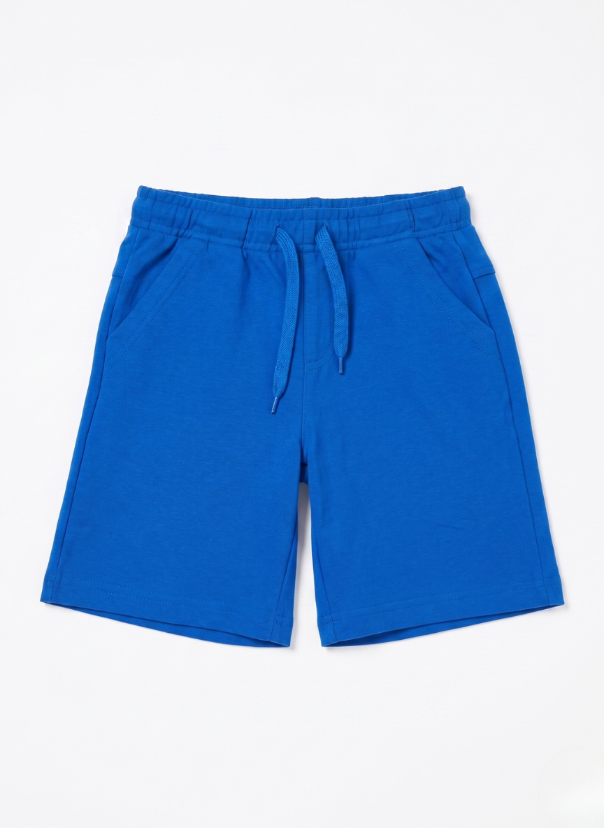 PANTALÓN CORTO DEPORTIVO AZUL NIÑO