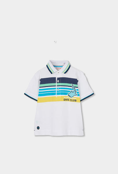 POLO PIQUÉ RAYAS DE TIBURÓN