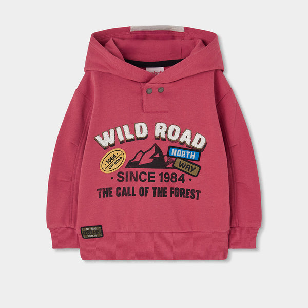 SUDADERA DE FELPA NIÑO WILD ROAD
