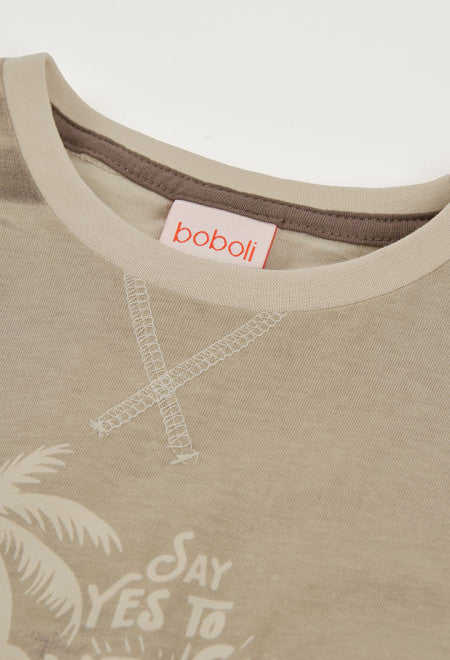 CAMISETA DE PUNTO DE NIÑO PALMERA