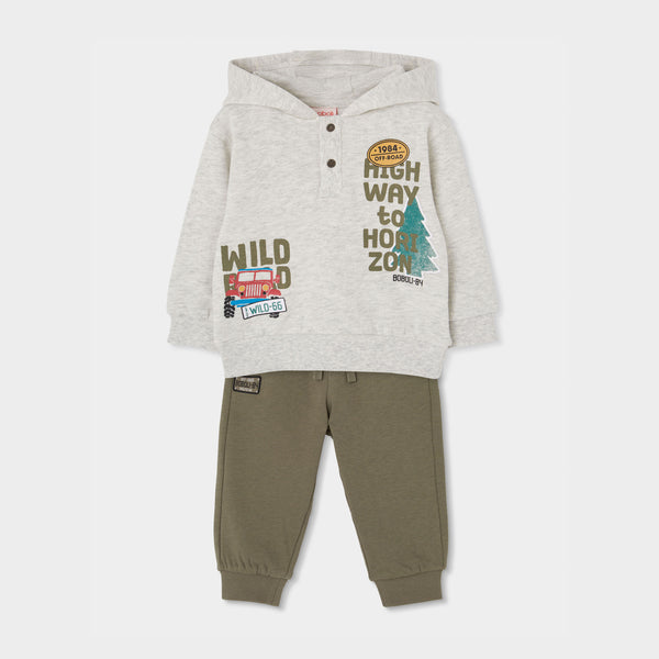 CONJUNTO DE FELPA NIÑO WILD