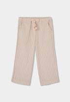 PANTALÓN DE LINO DE NIÑA LISTADO