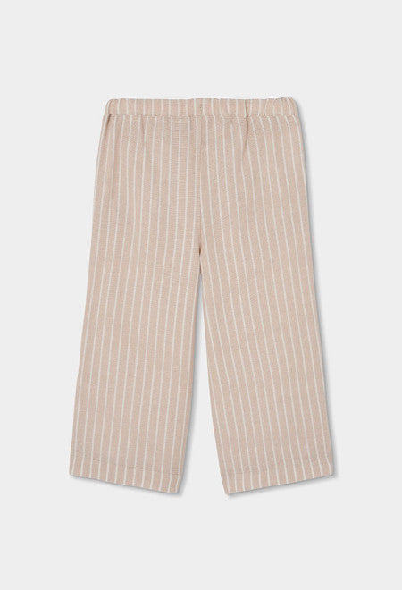 PANTALÓN DE LINO DE NIÑA LISTADO