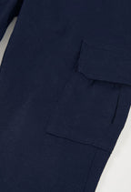 PANTALÓN DE LINO DE NIÑO AZUL MARINO