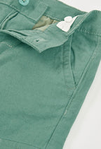 PANTALÓN DE LINO DE NIÑO VERDE