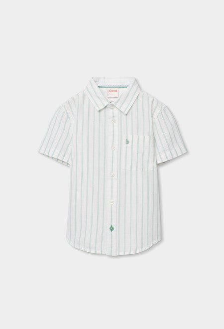 CAMISA DE LINO DE NIÑO LISTADA