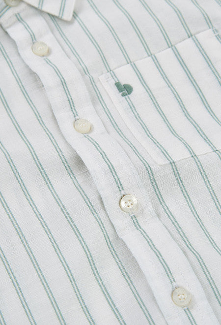 CAMISA DE LINO DE NIÑO LISTADA