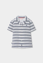 CAMISA DE LINO LISTADA DE NIÑO