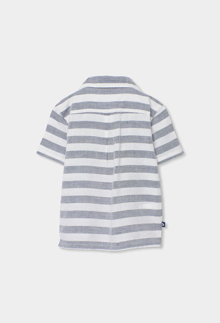 CAMISA DE LINO LISTADA DE NIÑO