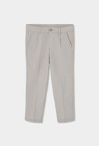 PANTALÓN BEIGE DE LINO DE NIÑO