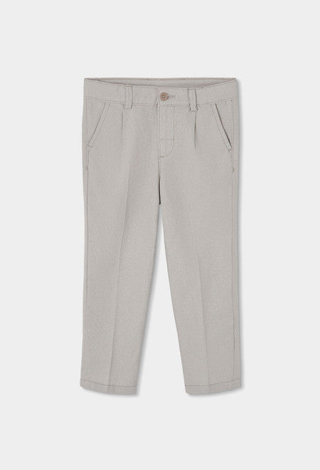 PANTALÓN BEIGE DE LINO DE NIÑO