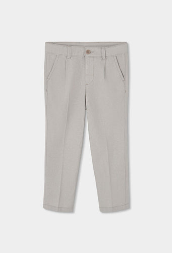 PANTALÓN BEIGE DE LINO DE NIÑO